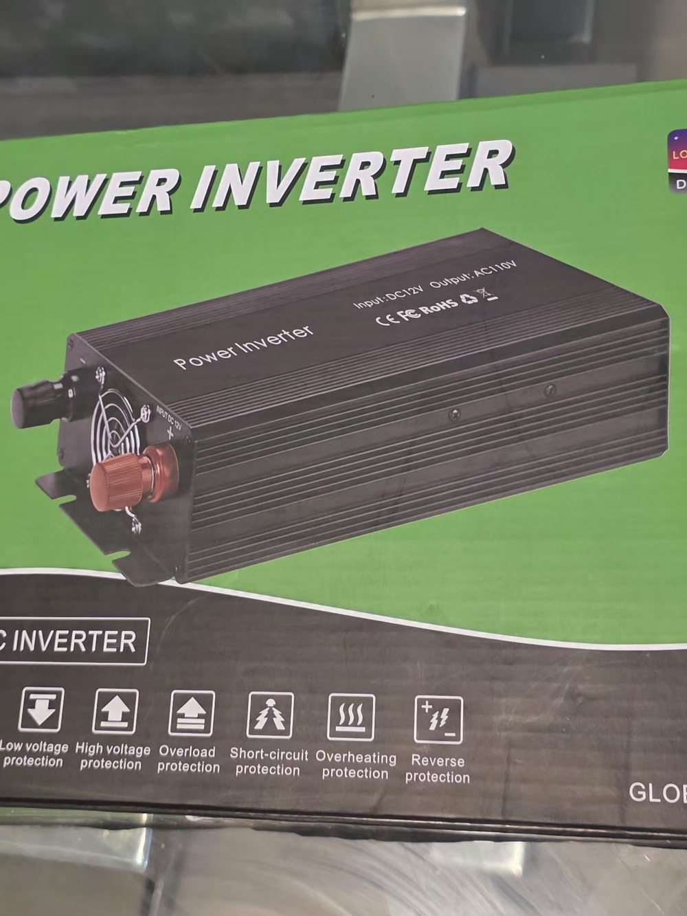 Power Inverter - Black Car Power Converter